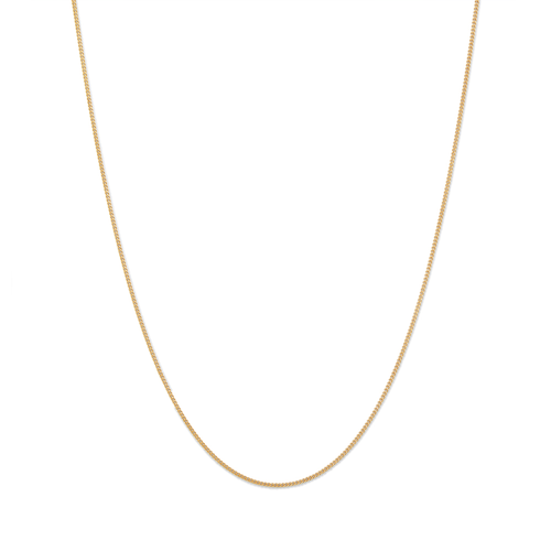 50cm Curb Chain in 9kt Bonded Gold Silver Filled Necklaces Bevilles