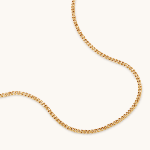 50cm Curb Chain in 9kt Bonded Gold Silver Filled Necklaces Bevilles