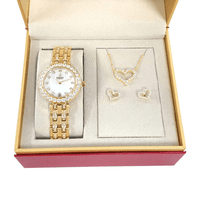 Roberto Carati Amore Gold Tone Quartz Watch Gift Set Watches Roberto Carati 