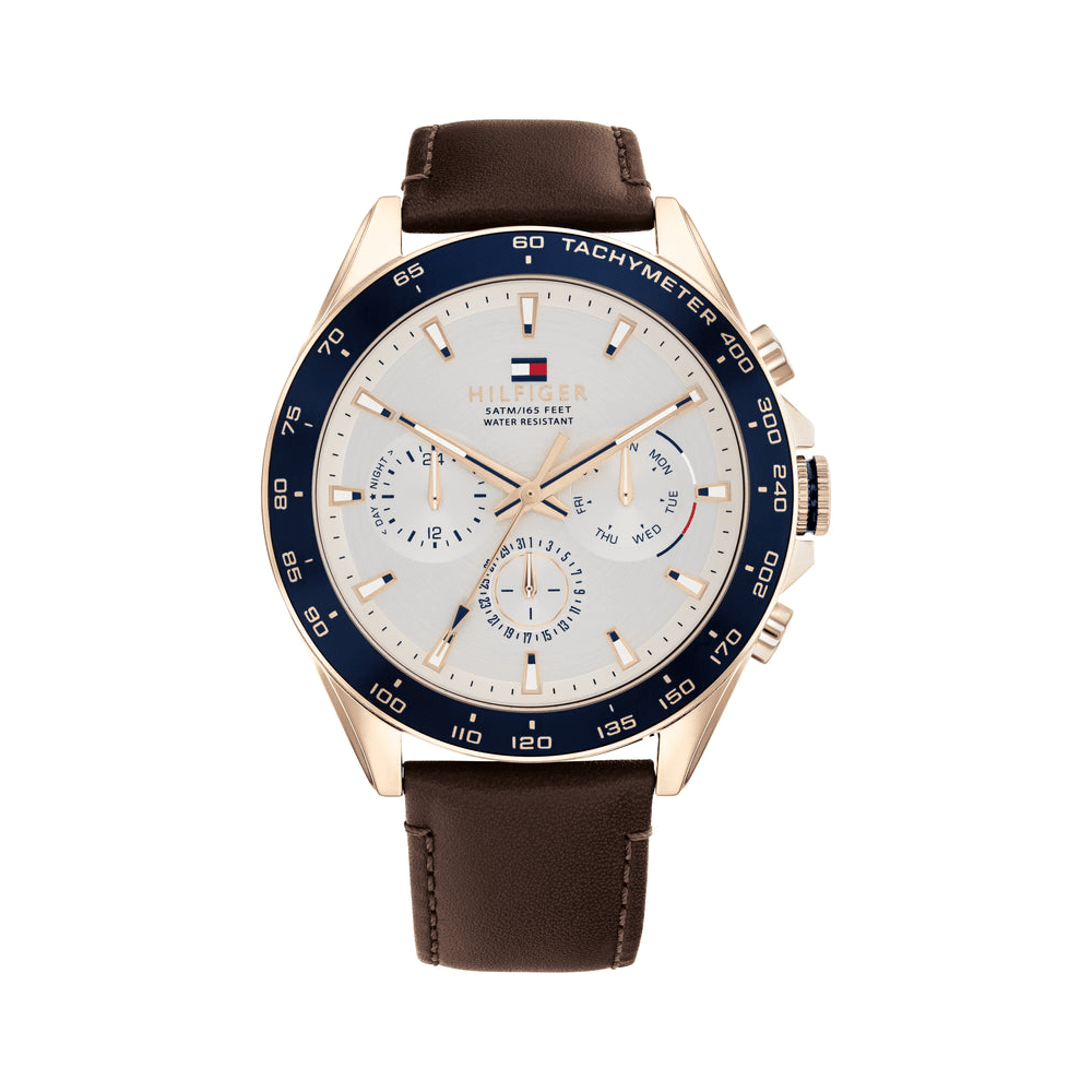 Tommy Hilfiger Owen Rose Gold and Blue Men's Watch 1791966 Watches Tommy Hilfiger 