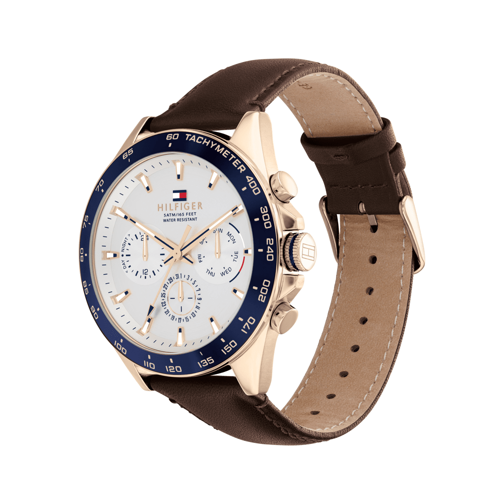 Tommy Hilfiger Owen Rose Gold and Blue Men's Watch 1791966 Watches Tommy Hilfiger 