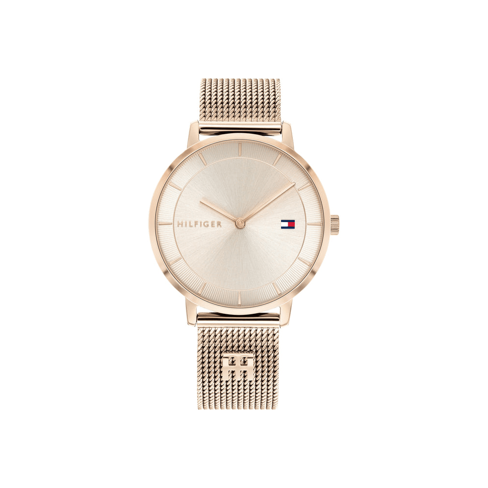 Tommy Hilfiger Tea Rose Gold Case Face Mesh Band Watch 1782287 Watches Tommy Hilfiger 