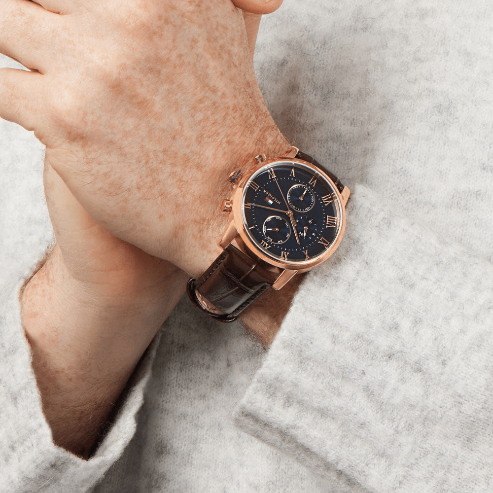 Tommy Hilfiger Men's Rose Gold Tone Watch 1791399 Watches Tommy Hilfiger 