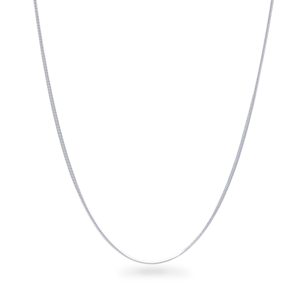 50cm Herringbone Chain Necklace in Sterling Silver Pendants Bevilles 