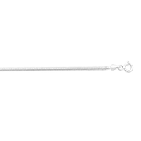 45cm Herringbone Chain Necklace in Sterling Silver Pendants Bevilles 
