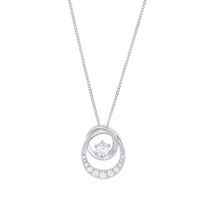 I am Fabulous 45cm Sterling Silver Necklace Pendants Bevilles 