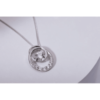 I am Fabulous 45cm Sterling Silver Necklace Pendants Bevilles 