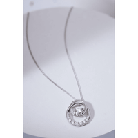 I am Fabulous 45cm Sterling Silver Necklace Pendants Bevilles 