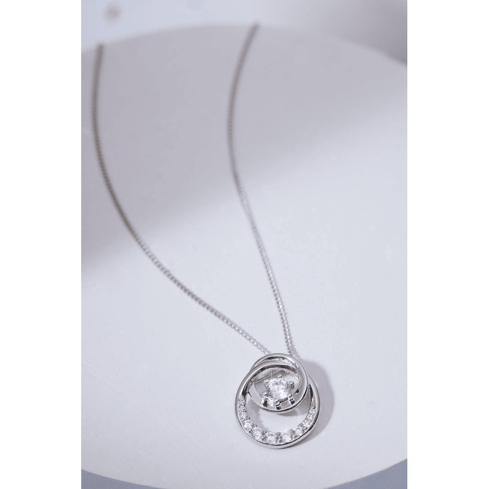 I am Fabulous 45cm Sterling Silver Necklace Pendants Bevilles 