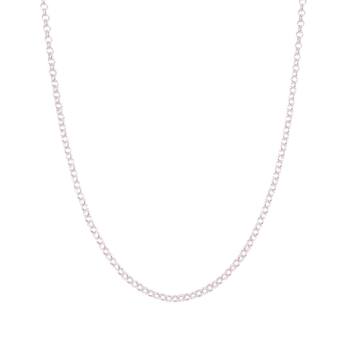 45cm 1mm-1.5mm Belcher Chain Necklace in Sterling Silver Pendants Bevilles 
