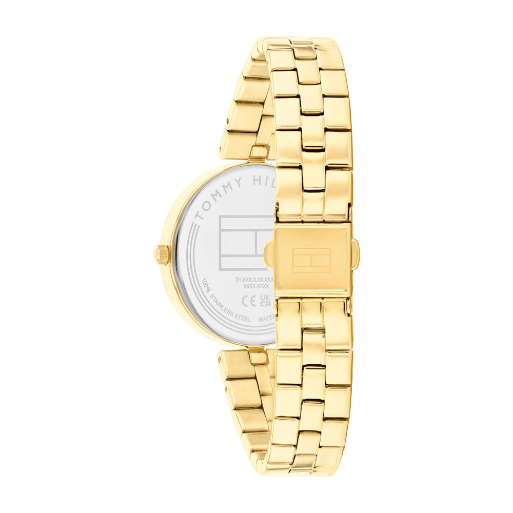 Tommy Hilfiger Ella Ionic Plated Thin Gold Steel Grey Dial Ladies Watch 1782685 Watches Tommy Hilfiger 