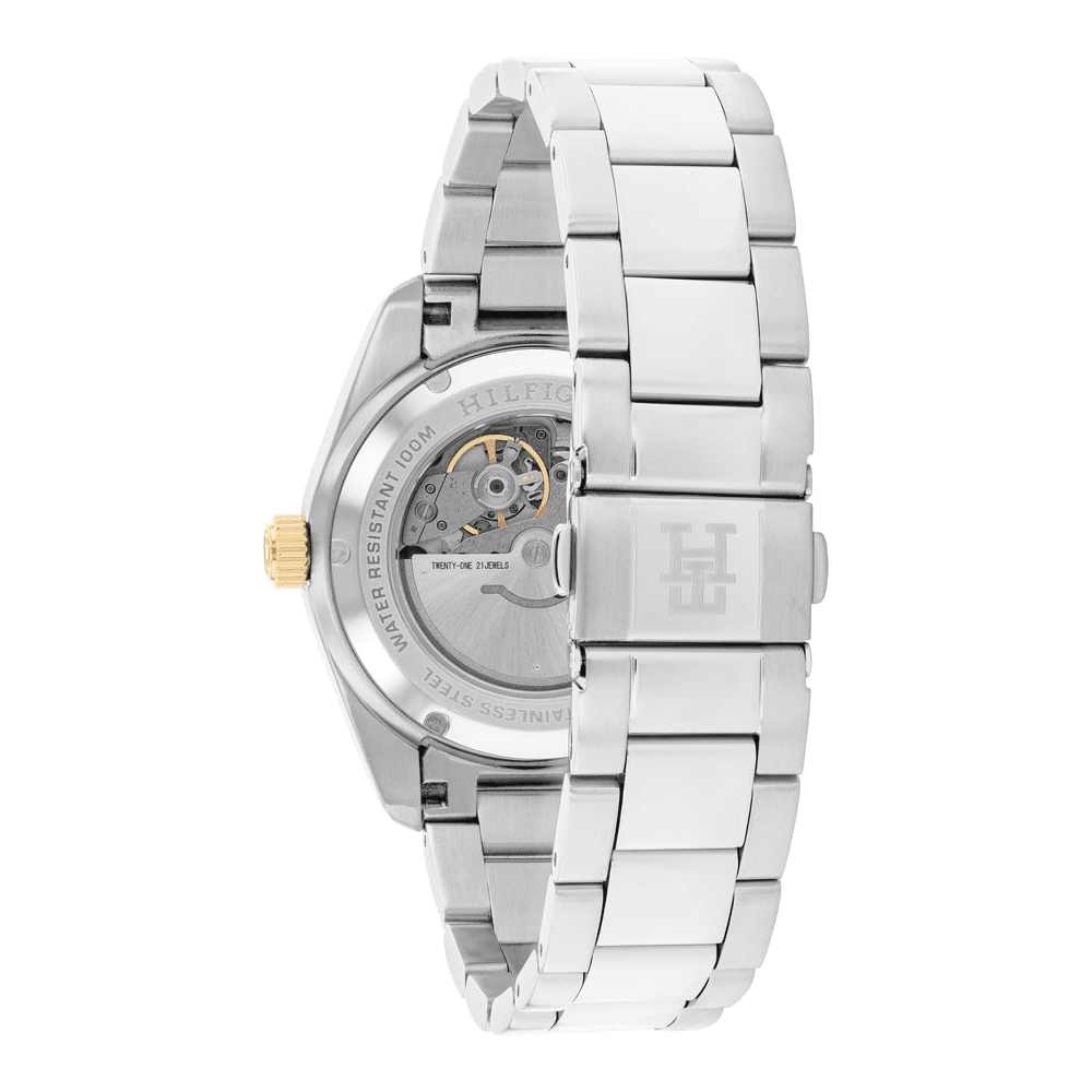 Tommy Hilfiger Th85 Stainless Steel White Dial Men's Watch 1710551 Watches Tommy Hilfiger 