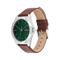 Tommy Hilfiger Norris Brown Leather Green Dial Men's Watch 1710602 Watches Tommy Hilfiger 