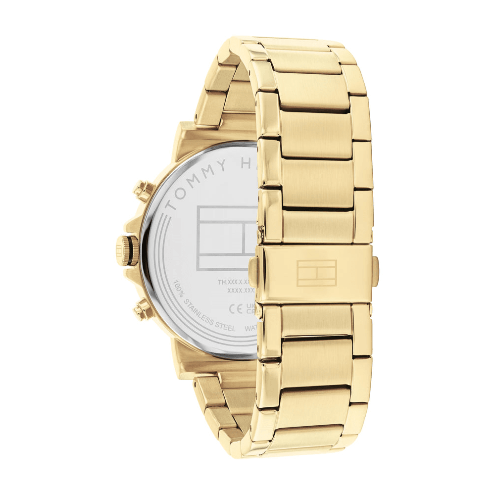 Tommy Hilfiger Tyson Ionic Plated Thin Gold Steel Champagne Dial Men's Watch 1710611 Watches Tommy Hilfiger 