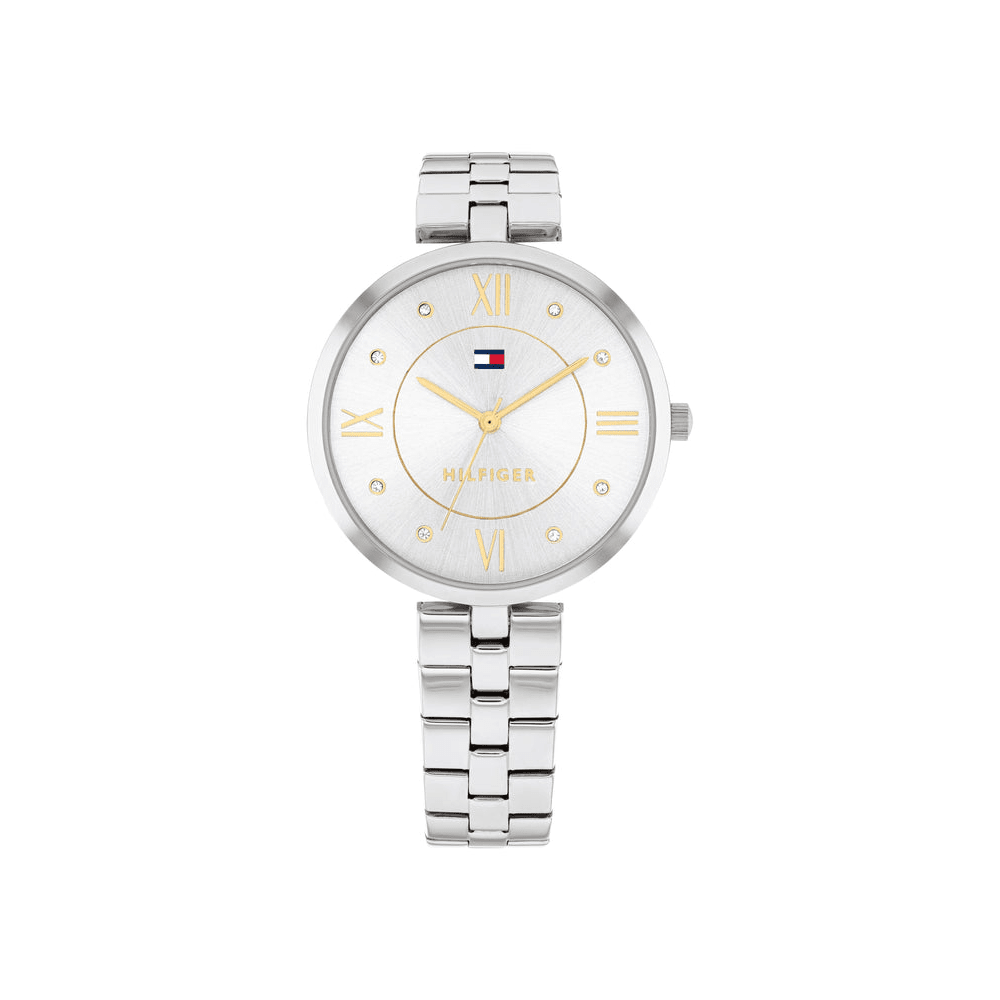 Tommy Hilfiger Ella Stainless Steel Silver Dial Ladies Watch 1782683 Watches Tommy Hilfiger 