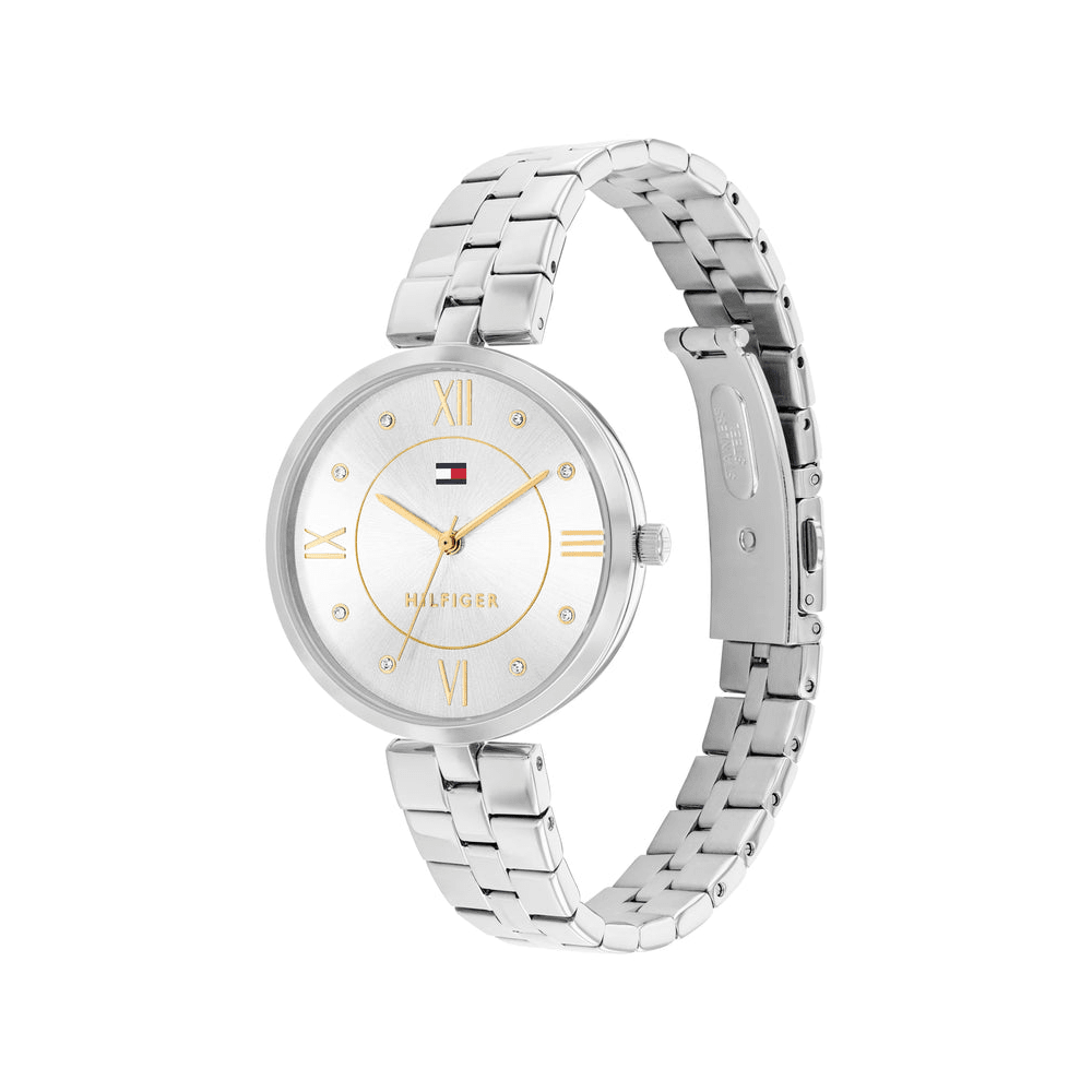 Tommy Hilfiger Ella Stainless Steel Silver Dial Ladies Watch 1782683 Watches Tommy Hilfiger 