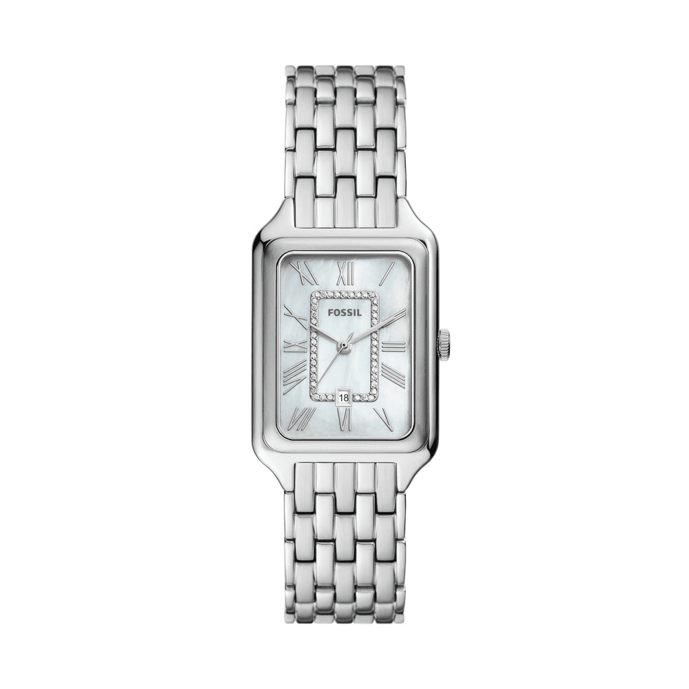 Fossil Raquel Three-Hand Date Stainless Steel Watch ES5306 Watches Fossil 
