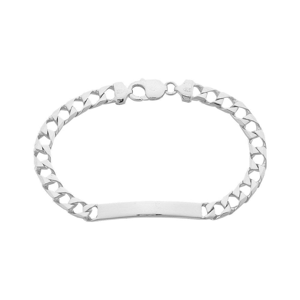 Sterling Silver Men's 22cm ID Bracelet Bracelets Bevilles 