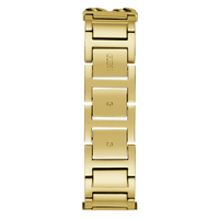 Guess Mod Id Polished Gold Tone Case Sunray Champagne Dial And Polished Gold Tone Bracelet With Crystals And Adjustable G Links GW0668L2 Bracelets Guess 
