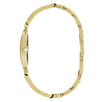 Guess Mod Id Polished Gold Tone Case Sunray Champagne Dial And Polished Gold Tone Bracelet With Crystals And Adjustable G Links GW0668L2 Bracelets Guess 