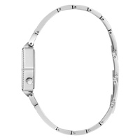 Guess Audrey Polished Silver Tone Case With Crystals Sunray Silver Glitz Dial And Polished Silver Tone Bracelet With Adjustable G Links GW0680L1 Bracelets Guess 