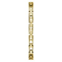 Guess Audrey Polished Gold Tone Case With Crystals Sunray Champagne Glitz Dial And Polished Gold Tone Bracelet With Adjustable G Links GW0680L2 Watches Guess 