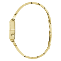 Guess Audrey Polished Gold Tone Case With Crystals Sunray Champagne Glitz Dial And Polished Gold Tone Bracelet With Adjustable G Links GW0680L2 Watches Guess 