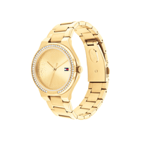 Tommy Hilfiger Juliette Ionic Plated Thin Gold Steel Light Gold Dial Ladies Watch 1782642 Watches Tommy Hilfiger 