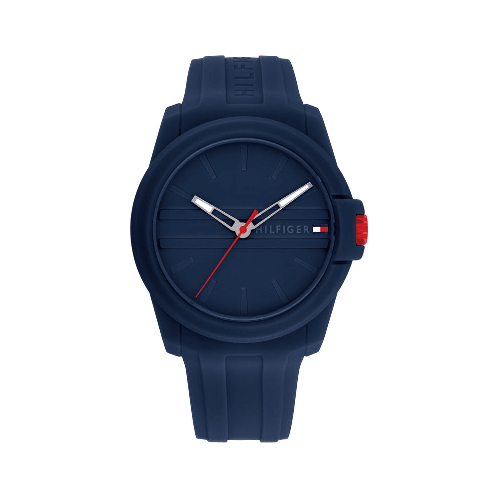 Tommy Hilfiger Austin Navy Silicone Navy Dial Men's Watch 1710595 Watches Tommy Hilfiger 