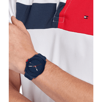 Tommy Hilfiger Austin Navy Silicone Navy Dial Men's Watch 1710595 Watches Tommy Hilfiger 