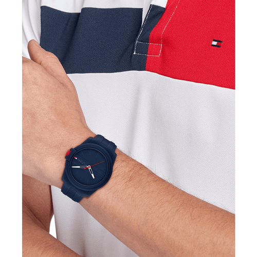 Tommy Hilfiger Austin Navy Silicone Navy Dial Men's Watch 1710595 Watches Tommy Hilfiger 