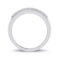 Miracle Anniversary Ring with 0.12tw of Diamonds in 9kt White Gold Rings Bevilles 