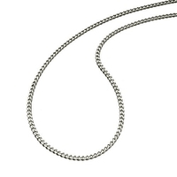 50cm Curb Chain Necklace in Sterling Silver Necklaces Bevilles 