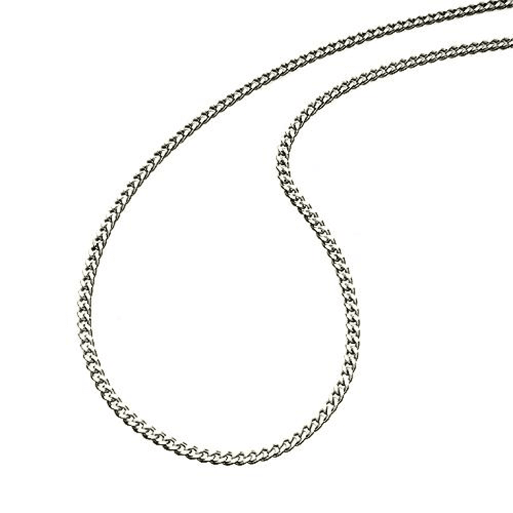 50cm Curb Chain Necklace in Sterling Silver Necklaces Bevilles 
