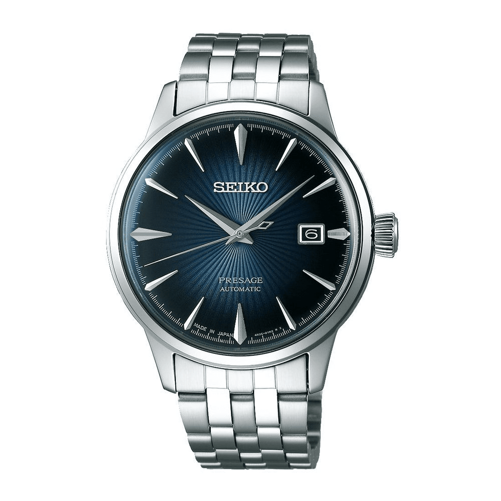 Seiko Presage Automatic Blue Face Men's Watch SRPB41J Watches Seiko 