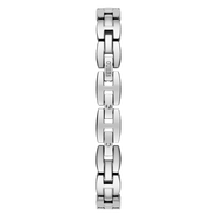 Guess Adorn Polished Silver Tone Case With Crystals Sunray Silver Dial And Polished Silver Tone Bracelet With Adjustable G Links GW0682L1 Watches Guess 