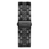 Guess Resistance Brushed Black Case With Polished Black Bezel Sunray Black Multifunction Dial With A Brushed And Polished Black Bracelet GW0714G4 Watches Guess 