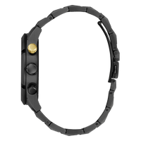 Guess Resistance Brushed Black Case With Polished Black Bezel Sunray Black Multifunction Dial With A Brushed And Polished Black Bracelet GW0714G4 Watches Guess 
