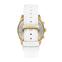 Michael Kors Hadyn Chronograph White Silicone Watch MK7484 Watches Michael Kors 