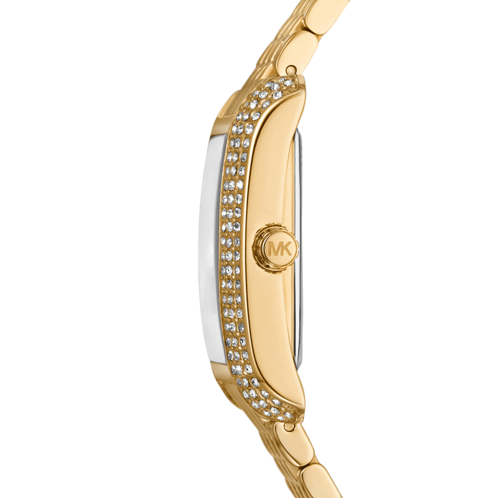 Michael Kors Emery Three-Hand Gold-Tone Stainless Steel Watch MK4826 Watches Michael Kors 