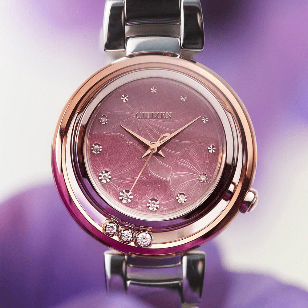 Citizen Women's Diamond Dress Watch EM1114-80Y Watches Citizen 