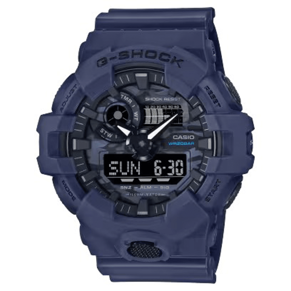 Casio G-Shock Men's Blue Analog-Digital Watch GA700CA-2A Watches Casio 