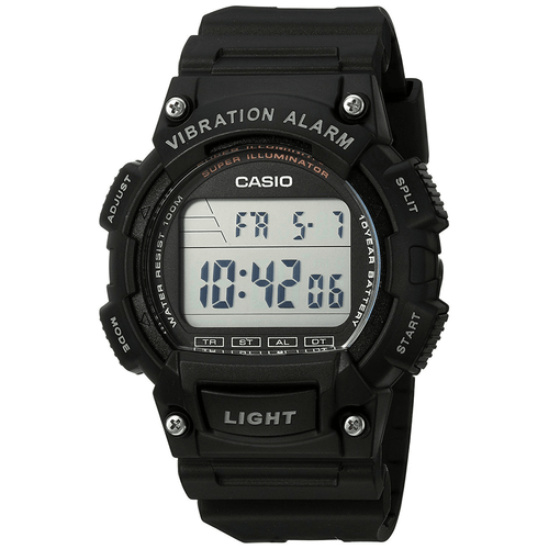 Casio Black Digital Watch W736H-1A Watches Casio 