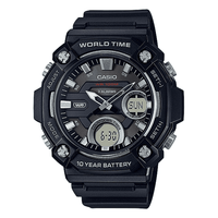 Casio Men's Black Digital Analogue Watch AEQ120W-1A Watches Casio 
