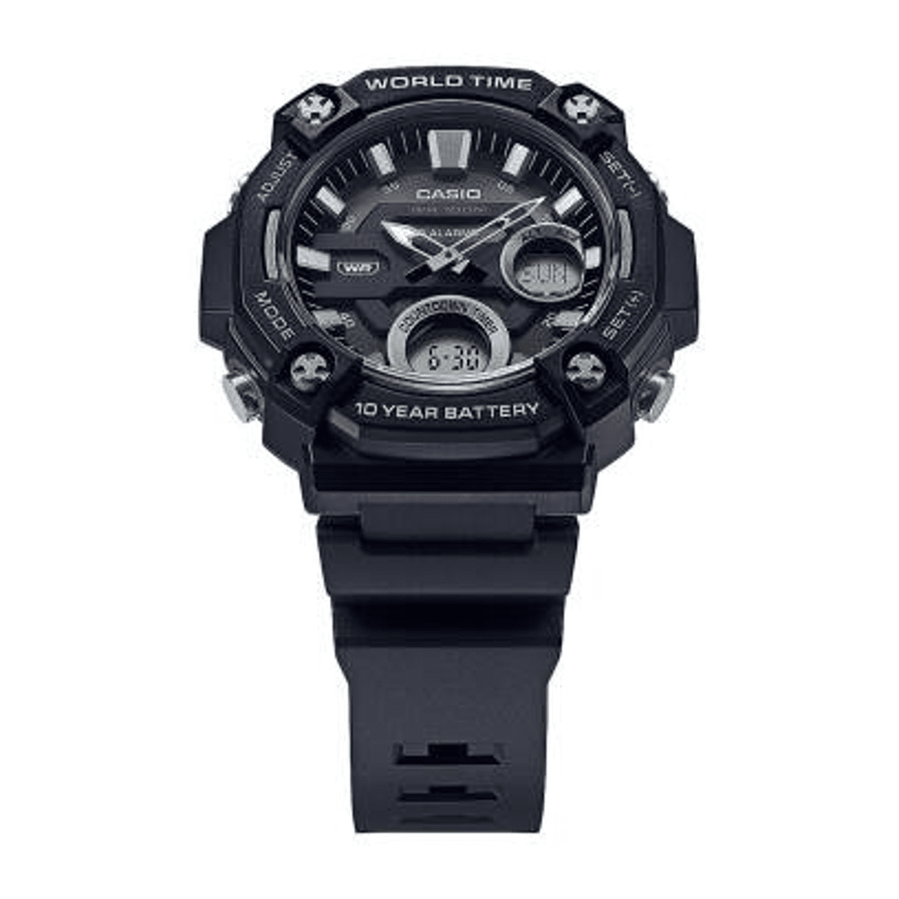 Casio Men's Black Digital Analogue Watch AEQ120W-1A Watches Casio 
