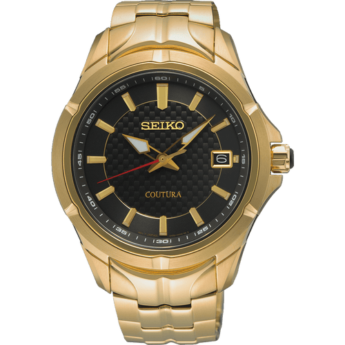 Seiko Coutura Black and Gold Tone Watch SUR566P-9 Watches Seiko 
