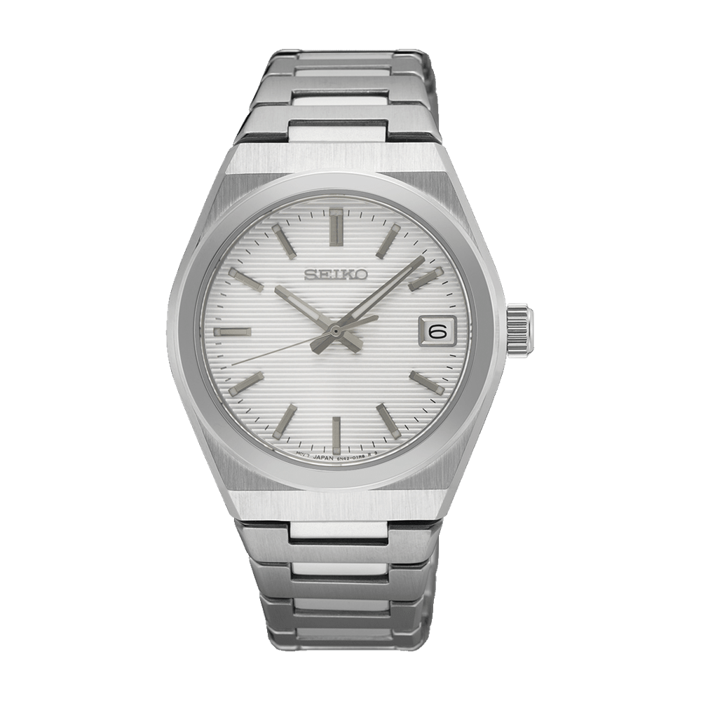 Seiko Conceptual Analogue Silver Tone Watch SUR573P Watches Seiko 