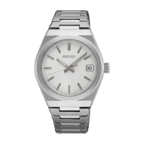Seiko Conceptual Analogue Silver Tone Watch SUR573P Watches Seiko 