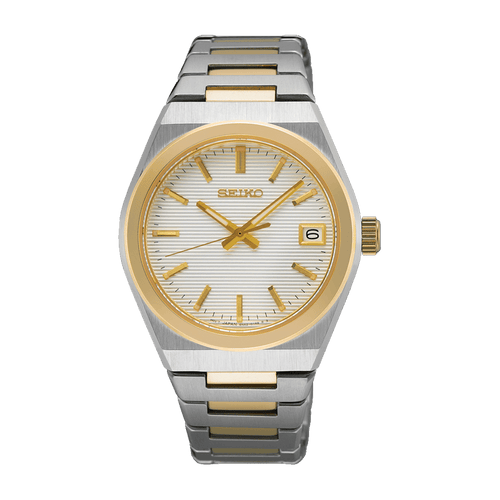Seiko Conceptual Analogue Two-Tone Watch SUR578P Watches Seiko 