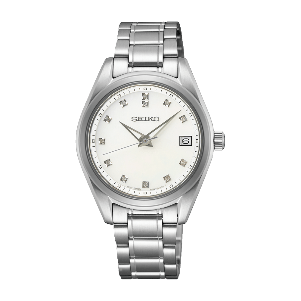 Seiko Conceptual Analogue Silver Tone Watch SUR579P Watches Seiko 